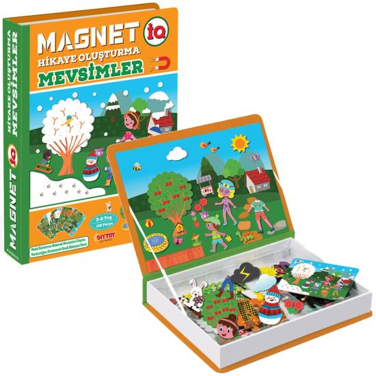 1505 DıyToy, Magnet Hikaye Oluşturma - Mevsimler / +3 yaş