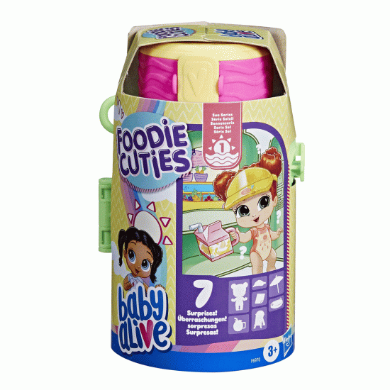 F6970 Baby Alive, Foodie Cuties Sürpriz Matara +3 yaş