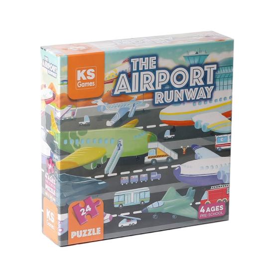 PRS 32707 The Airport runway Pre School Puzzle -KSPuzzle