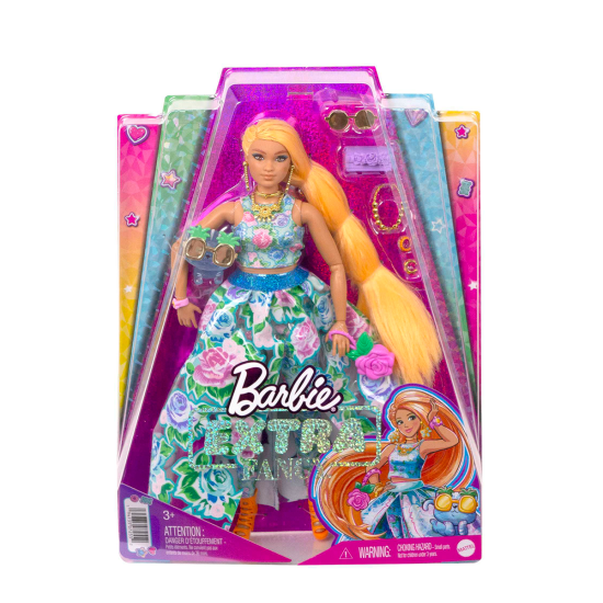 HHN14 Barbie Extra Fancy - Çiçekli Kostümlü Bebek