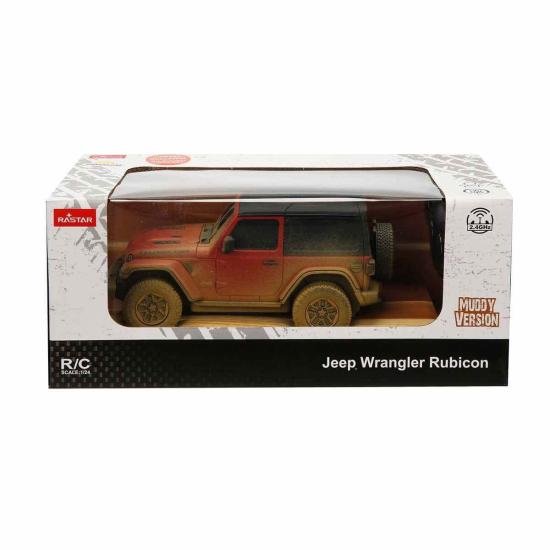 32021 Kumandalı Jeep Wrangler Rubicon Muddy 1:24