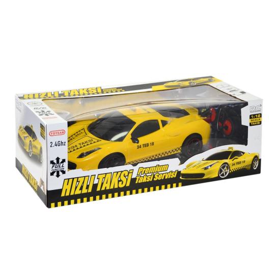 TOY-25 Toysan, Kumandalı Şarjlı 1:12 Hızlı Taksi Aracı