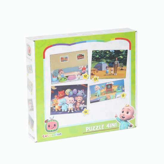 CO7898 Cocomelon 4IN1 Puzzle -Laçokids