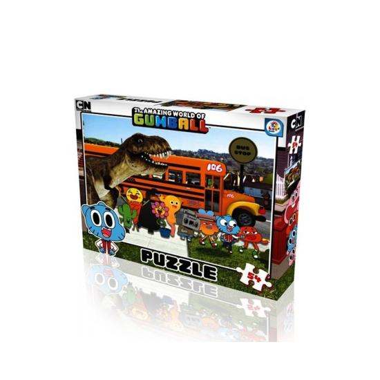 GB7593 Laço Kids Gumball 54 Parça Çerçeveli Puzzle