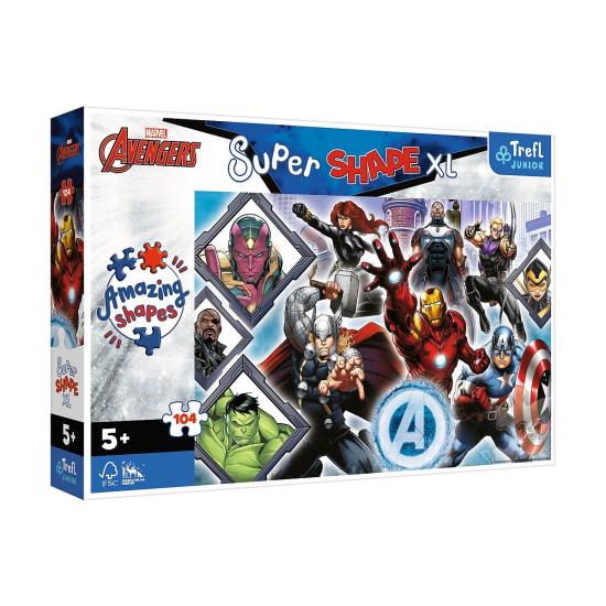 PUZZLE-50018 The Avengers 104 Parça Çocuk Puzzle