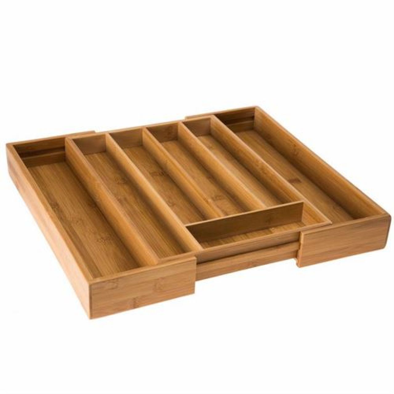 EW’s Kitchenware Bambu Ayarlanabilir Çekmece içi Kaşıklık 25x35x5/39x35x5cm