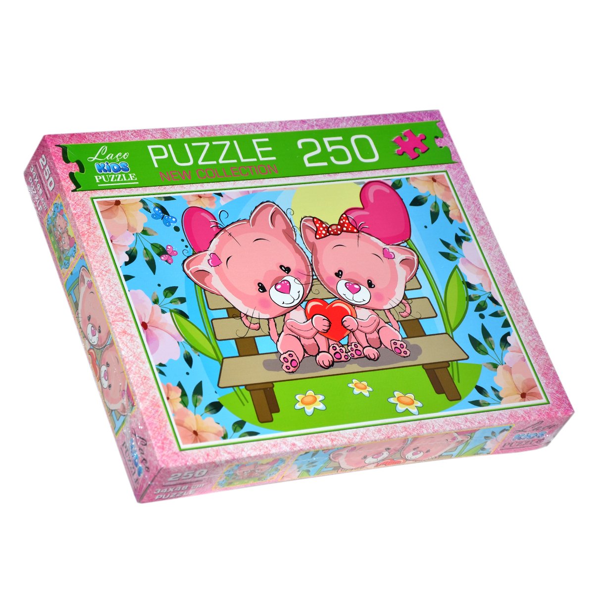 LC7196 Laço Kids Pembe Ayıcıklar 250 Parça Puzzle