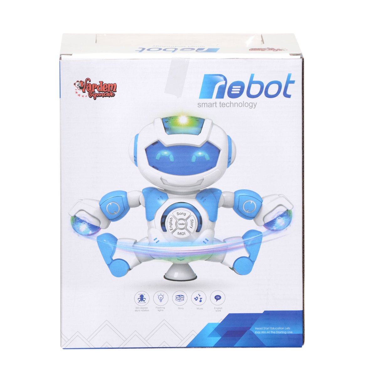 LZH-99444-7  Müzikli ve Işıklı Projeksiyonlu Robot -Vardem