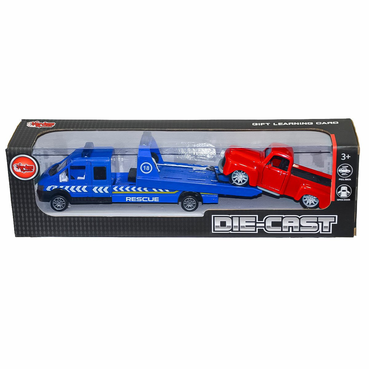 XFD1034 Kutulu Çek Bırak Die-Cast Oto Kurtarıcı Kamyonet -Vardem Oyuncak