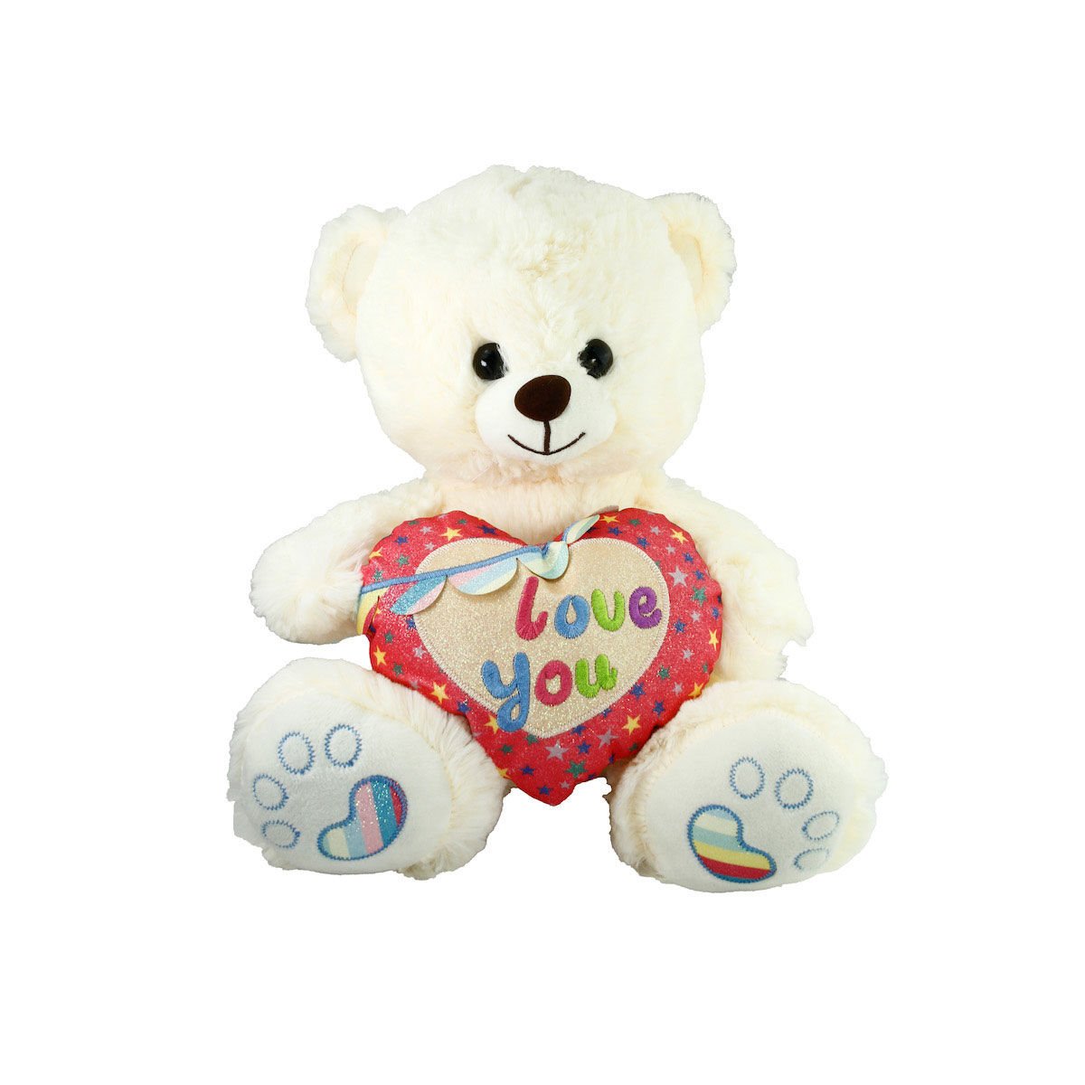 PJH2324  Peluş Kalpli Ayı Love You 30 cm -Vardem